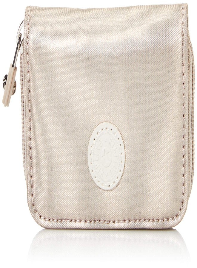 KIPLING KIPLING محفظة كيبلينج النسائية، صغيرة الحجم وعملية، مصنوعة من النايلون، لحفظ بطاقات السفر - Image 1
