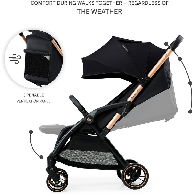 كيندركرافت عربة اطفال اباينو خفيفة متنقلة - اسود - 4127 - Image 3