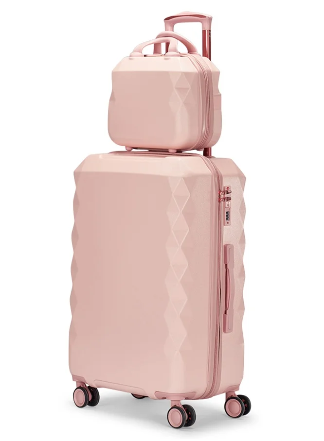 Limra Luggage set 4 pieces travel Bags with a distinctive design from limra Pink