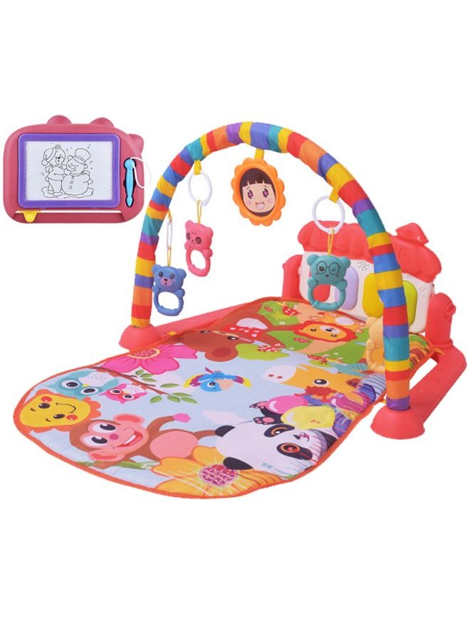 Nontoxic Music Piano Playing Indoor Mat Center with Magnetic Drawing Board for Kids - Image 1