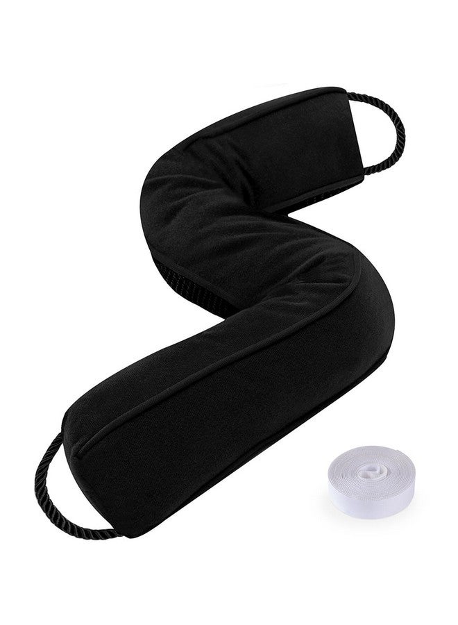 Sunolga Sunolga 38" Door Draft Stopper Blocks Hot Cold Air with Removable Washable Cover for Gaps Up to 3", All-Season Noise and Wind Seal for The Bottom of Door and Window, Black  - Image 1