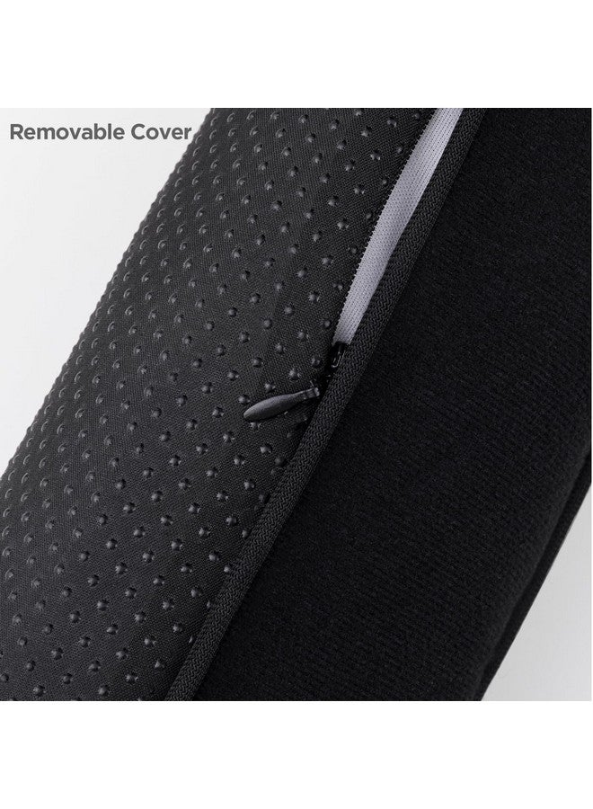 Sunolga Sunolga 38" Door Draft Stopper Blocks Hot Cold Air with Removable Washable Cover for Gaps Up to 3", All-Season Noise and Wind Seal for The Bottom of Door and Window, Black  - Image 3