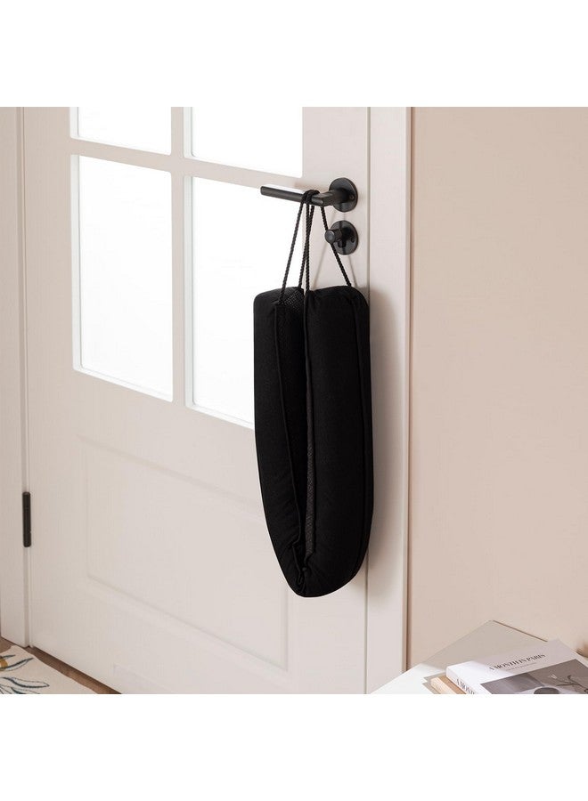 Sunolga Sunolga 38" Door Draft Stopper Blocks Hot Cold Air with Removable Washable Cover for Gaps Up to 3", All-Season Noise and Wind Seal for The Bottom of Door and Window, Black  - Image 5