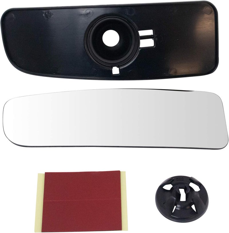 TRQ Lower Towing Mirror Glass for Nissan Titan - Image 1