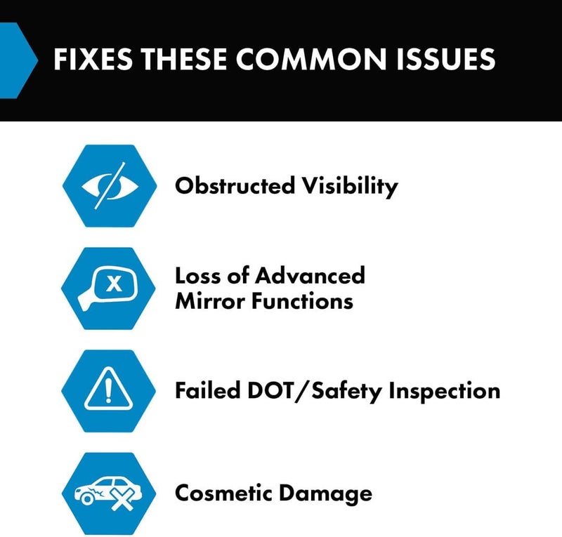 TRQ Lower Towing Mirror Glass for Nissan Titan - Image 2