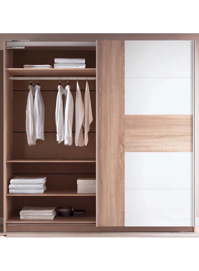 ملاذ هاوس خزانة ملابس منزلقة - MZWD001 - 200 طول × 220 ارتفاع × 60 عرض - Image 4