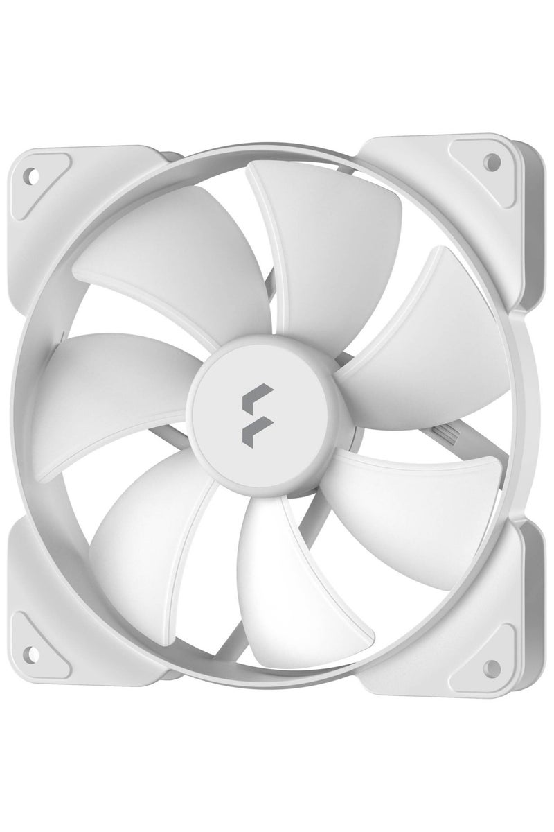 Fractal Design Aspect 14 RGB 140mm Case Fan, White Frame, Rifle Bearing, 1000 RPM, 41 CFM, 19.5 dBA, 3-Pin Connector + 5V ARGB, Daisy-Chain Support, Anti-Vibration Pads, ARGB Hub LEDs | FD-F-AS1-1408 - Image 3