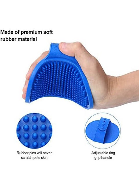 قفاز غسيل فرشاة الاستحمام بشامبو الحيوانات الأليفة ناعم للكلاب والقطط