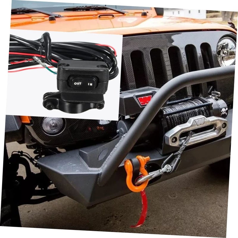 Electric Winch Switch Heavy Duty Direct Replacement Off Road Vehicle Modification Cable - Image 5
