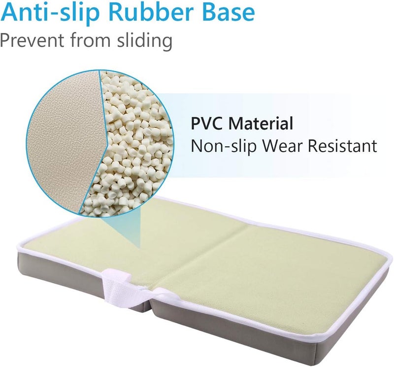 GameXcel Bath Kneeler Pad - 1.5inch Thick Bath Kneeling Mat Non-Slip Rubber - Large Safety Bathtub Kneeling Pad for Baby Bathtime, Garden Work, Exercise - Foldable Child Bath Tub Mat for Parents - Royal Blue - Image 3
