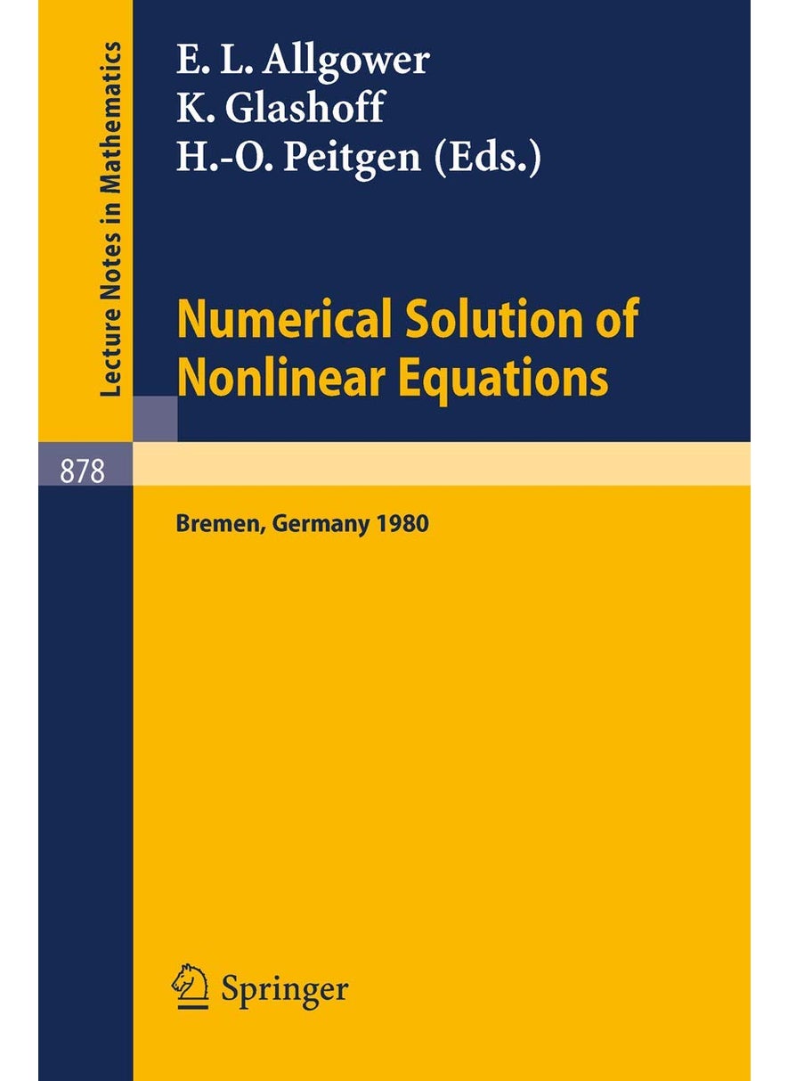 Numerical Solution of Nonlinear Equations: Proceedings, Bremen, 1980 