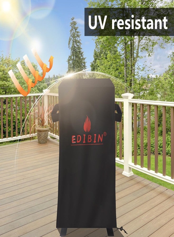 EDIBIN Smoker Cover for Pit Boss Grills PBV3G1 Vertical Smoker, Waterproof Grill BBQ Cover for Pit Boss Vertical Smoker - 23" D x 22" W x 47" H - Image 4