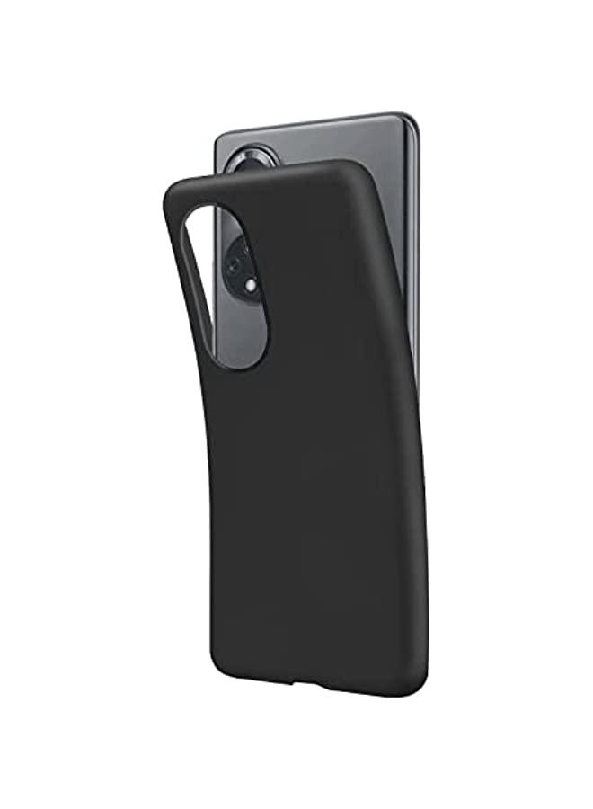 IAF حافظة لهاتف هواوي نوفا 9 / هونر 50 5G غلاف أسود نحيف يناسب غلاف TPU الناعم غلاف سيليكون مرن أسود غير لامع لهاتف هواوي نوفا 9 / هونر 50 5G