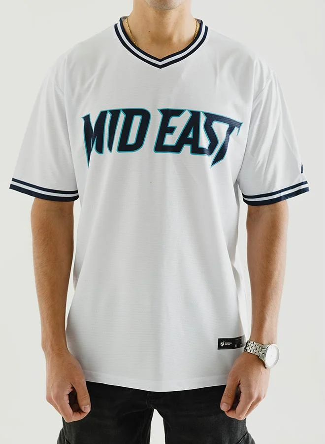 البيسبول يونايتد قمصان فالكونز الشرق الأوسط للرجال بياقة على شكل حرف