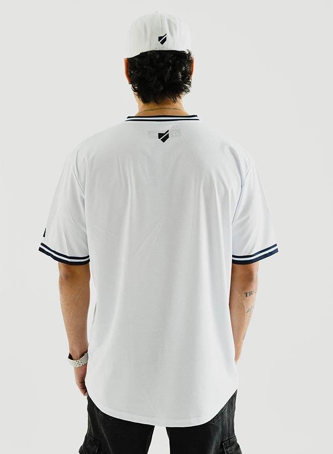 Baseball United Mid East Falcons Men's V-Neck Jersey - Image 3