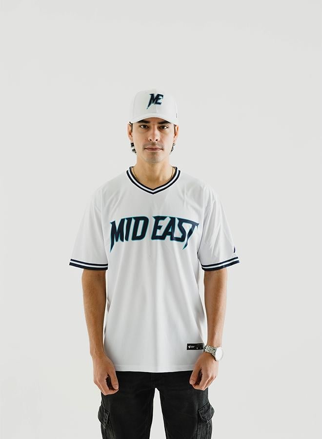 Baseball United Mid East Falcons Men's V-Neck Jersey - Image 1