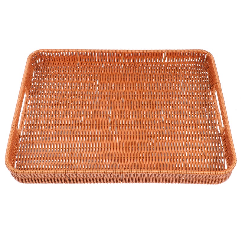 Fruit Basket, Hand-woven Storage Tray for Living Room Decor - Image 1