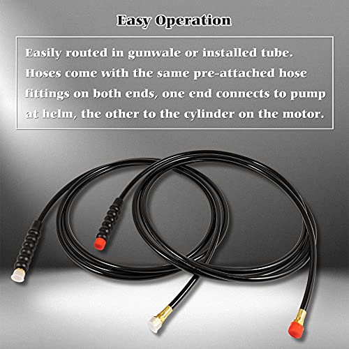 ROUTEKING HO5116 Hose Kit 16ft Compatible with Seastar Steering Systems for Hydraulic Outboard Steering Boat Teleflex Marine - Image 3