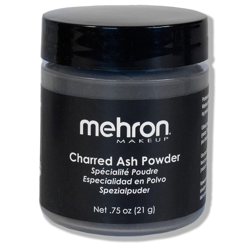Mehron Makeup Special Effects Powder (.75 oz) (Charred Ash) - Image 1