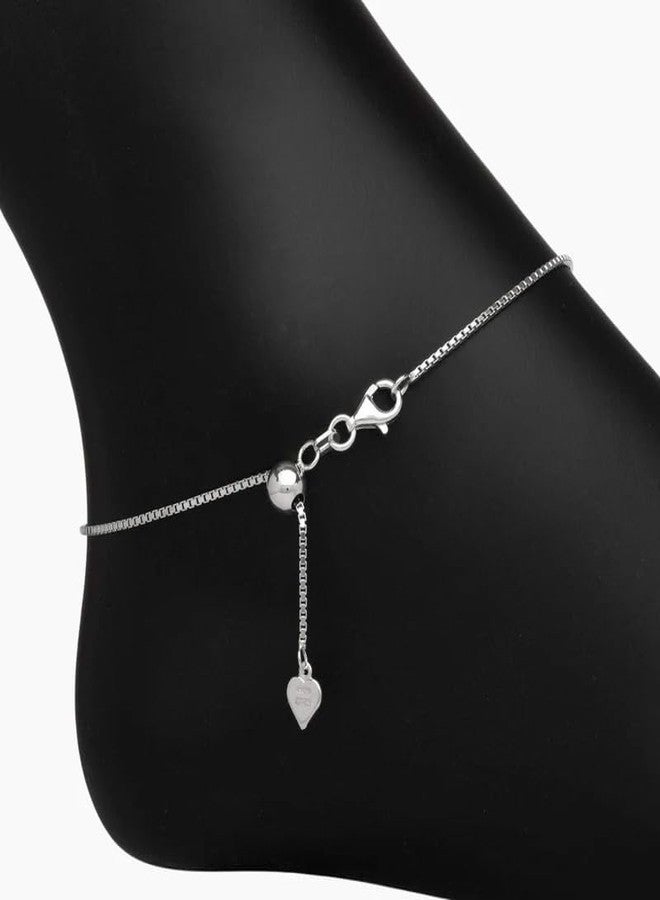 LeCalla Anklets for Women | 925 Sterling Silver Star Charm Anklet | Adjustable Summer Beach Jewelry for Wife Girlfriend Her 10 Inches - Image 3
