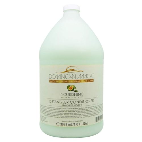 Dominican Magic Detangler Avocado Conditioner - Hair Conditioner for Women, All Natural Hydrating Conditioner, Coconut Infused Suitable for All Hair Types, 1 Gal - Image 1