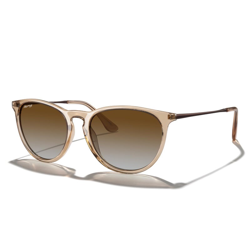 MERRY'S Vintage Polarized Sunglasses for Women Men Retro Round Mirrored Lens Sun glasses UV400 - Image 1