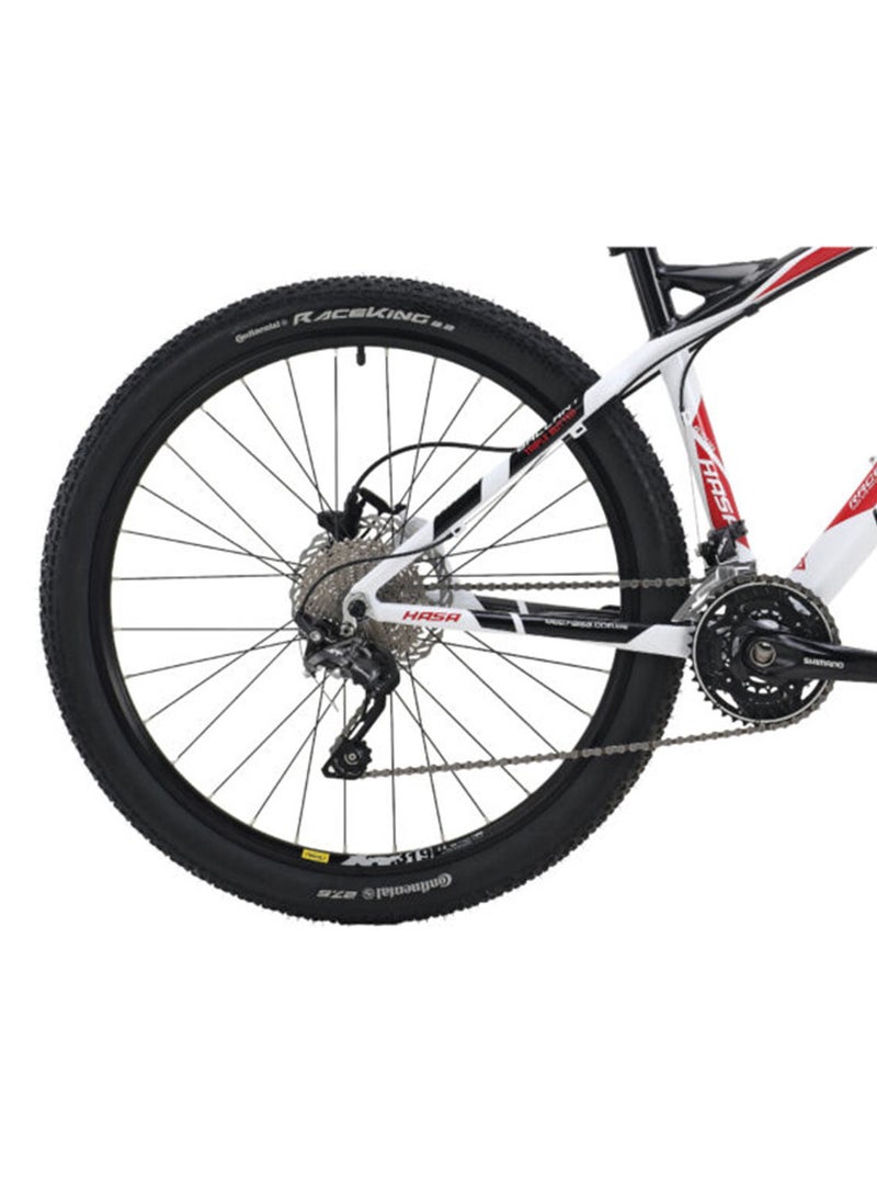 HASA Gallant 7.0 Mountain Bike - White/Red - Image 2