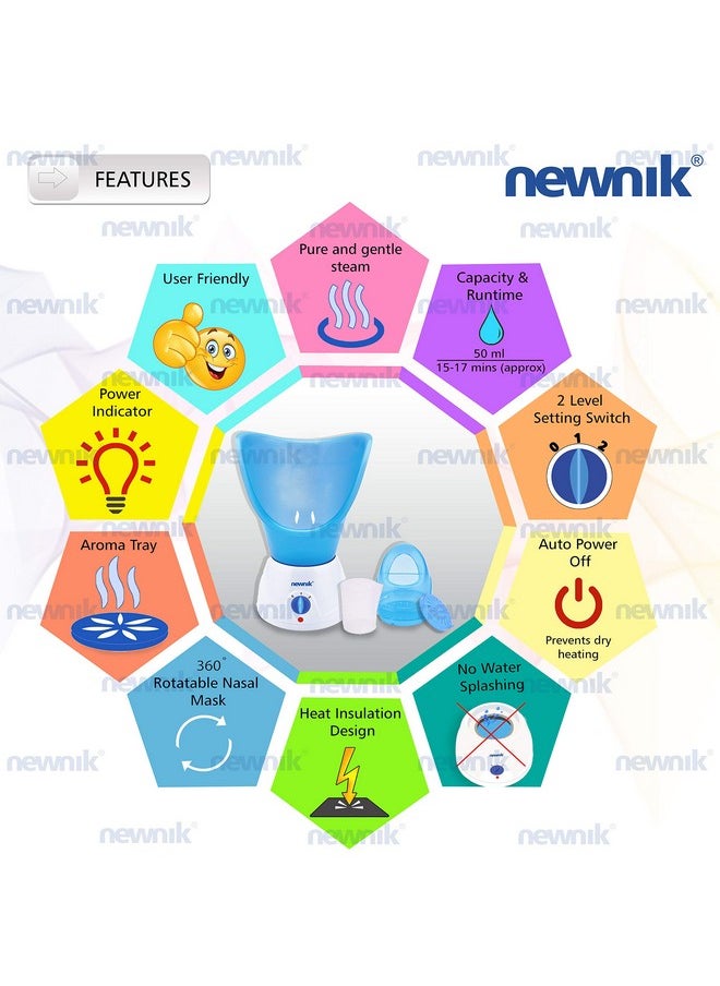 نيونيك مبخر Newnik V108 / جهاز استنشاق البخار للبرد والسعال وحقيبة الثلج Newnik Cool Pack  - Image 2