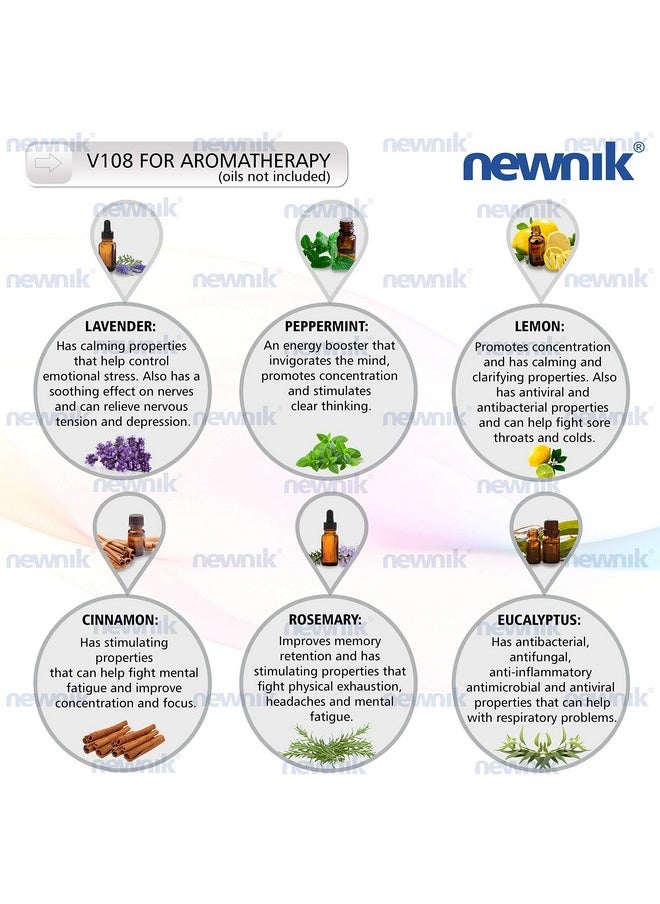 نيونيك مبخر Newnik V108 / جهاز استنشاق البخار للبرد والسعال وحقيبة الثلج Newnik Cool Pack  - Image 5