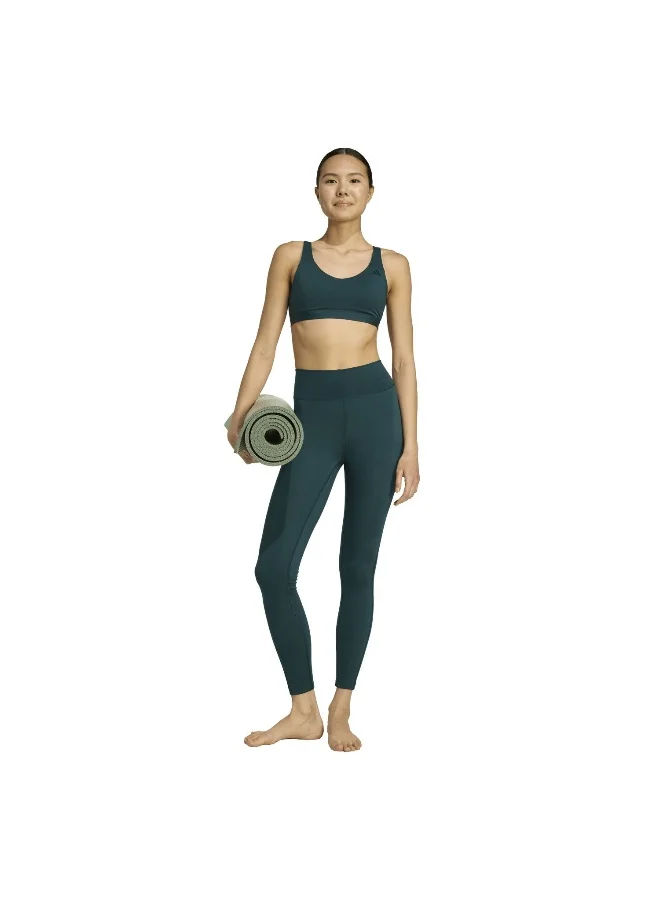 Adidas green All Me Essentials Full Length Leggings for Women | Best Price UAE