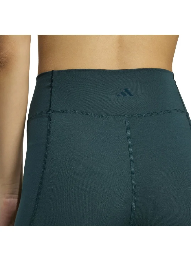 Adidas green All Me Essentials Full Length Leggings for Women | Best Price UAE