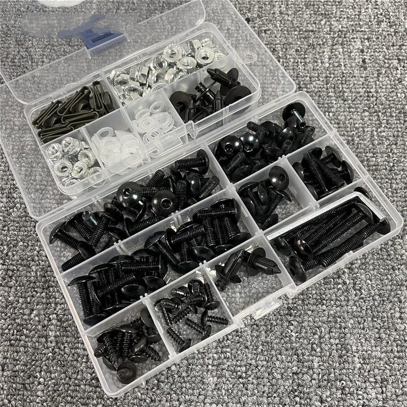 Yurefax Motorcycle Bodywork Screws Nut Fairing Bolts Kit