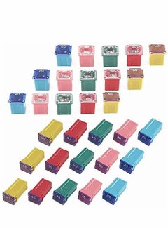 SYOSI Box Fuse Assortment Kit, 30Pcs Automotive Combination Profile Box Fuse for Cars  - Image 1