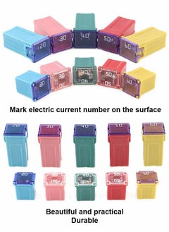 SYOSI Box Fuse Assortment Kit, 30Pcs Automotive Combination Profile Box Fuse for Cars  - Image 2