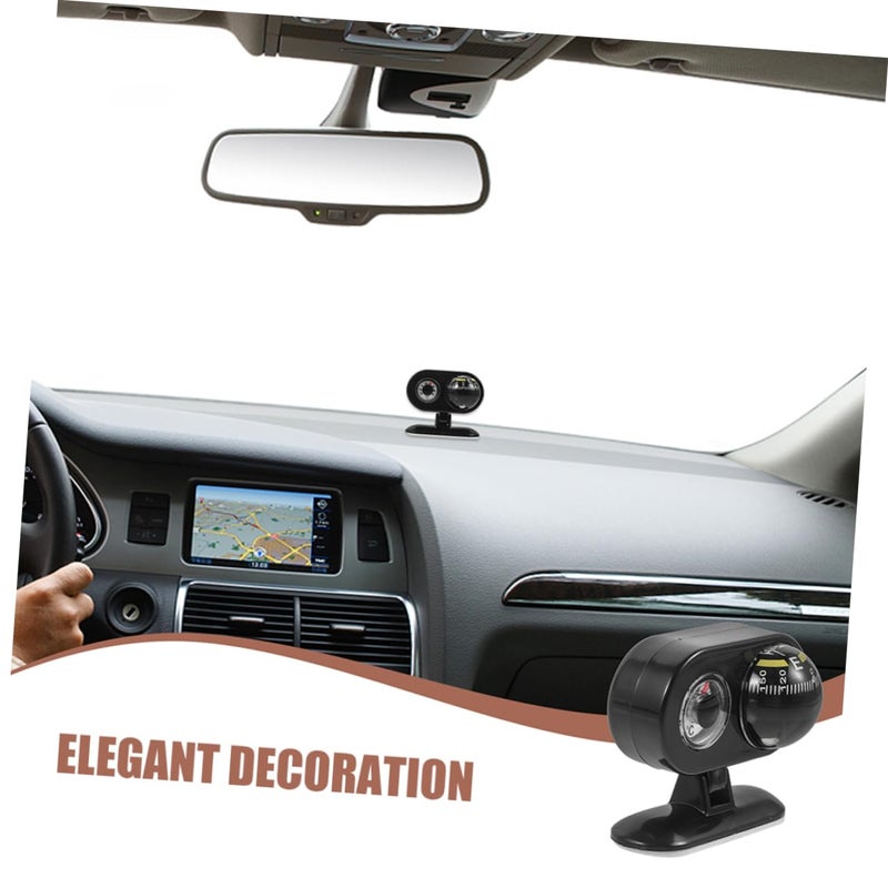 2Pcs Car Boat Digital Compass Thermometer with LED Display for Navigation and Temperature Monitoring - Image 4