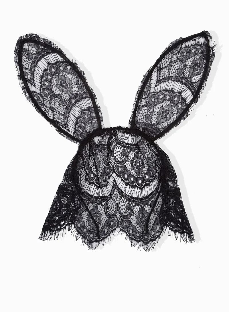 TOPSHOP Veil Bunny Ears Headband