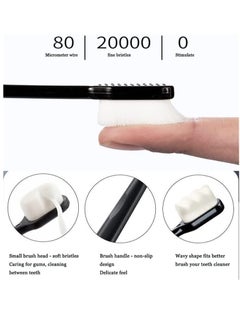 BIGTHREE BREVI Toothbrush, 4 Packs BREVI Brush, Soft Nano Toothbrush with 20000 Soft Bristles, Premium Nano Toothbrush, Good Cleaning Effect, Soft Toothbrush  - Image 5