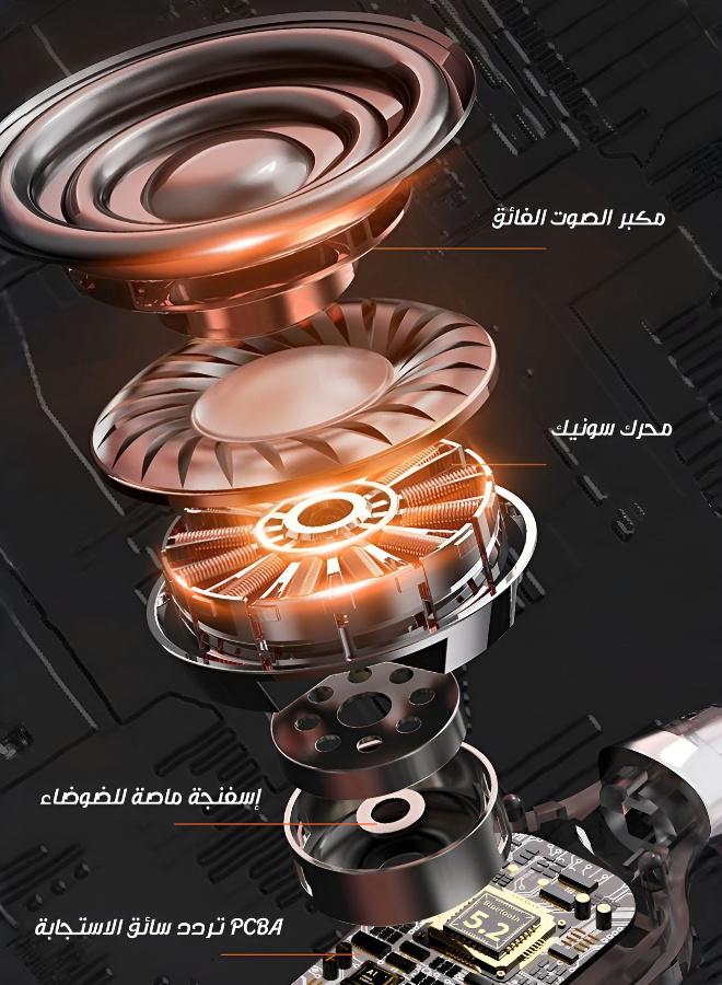 سماعات بلوتوث بتصميم يعلق على الأذن: جودة صوت عالية وعمر بطارية طويل - Image 2