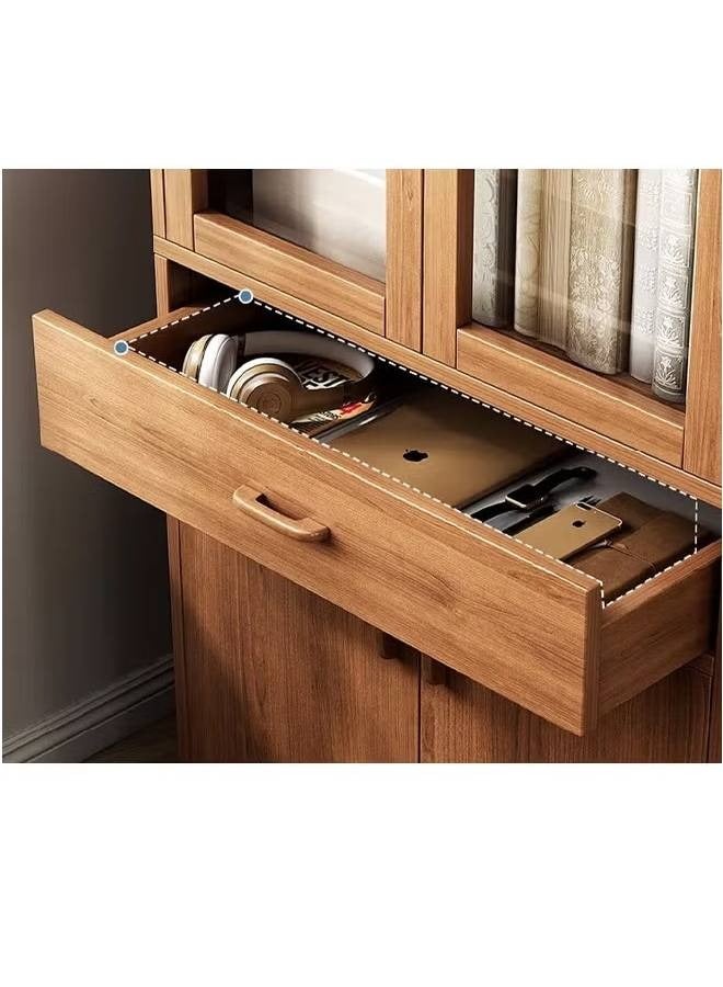 كلناميان رف مكتبة تخزين متعدد الطبقات: تخزين أنيق في منزل الغرفة وخزانة العرض - Image 5