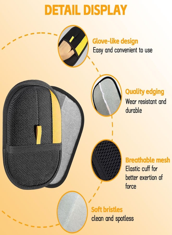 Agthyuve Pet Hair Remover Gloves for Cats & Dogs, 2025 Upgraded Electrostatic Grooming Gloves - Reusable Pet Hair Remover Tool for Couch Carpet Car Seat & Clothing, Easy to Clean (2Pcs) - Image 2