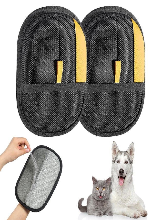 Agthyuve Pet Hair Remover Gloves for Cats & Dogs, 2025 Upgraded Electrostatic Grooming Gloves - Reusable Pet Hair Remover Tool for Couch Carpet Car Seat & Clothing, Easy to Clean (2Pcs) - Image 1