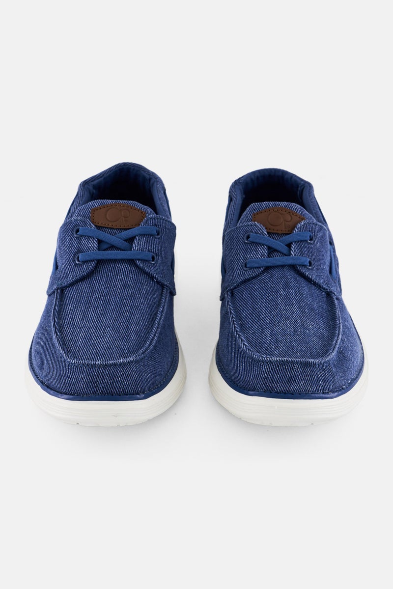 Ocean Pacific Men Lace Up Casual Shoes, Blue - Image 4