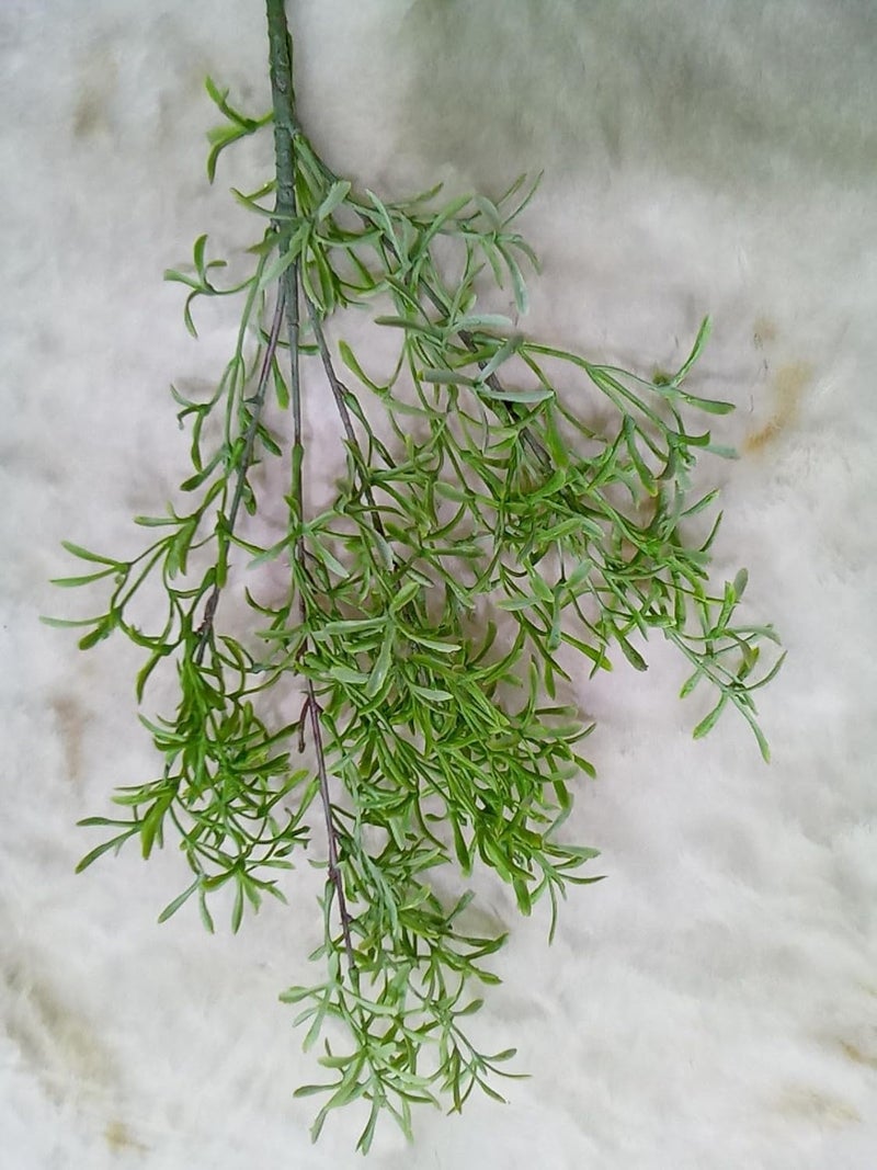 Eikaebana Flower Shop Eikaebana Flower Shop Artificial Green Grass Stick for Decoration Decorative Items for Home Decor Frosted Green 2 Pieces  - Image 2