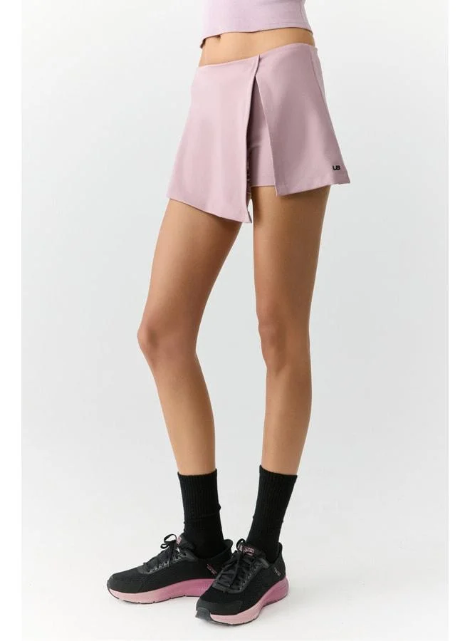 Urban Beat  FAYA Women's Super Soft Dusty Rose Wrap Skirt with Built-In Shorts. for Women | Best Price UAE