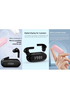 Mibro Mibro Earbuds 3 LED power display | 40-hour battery life | 320mAh charging case | Bluetooth 5.3 WHITE  - Image 2