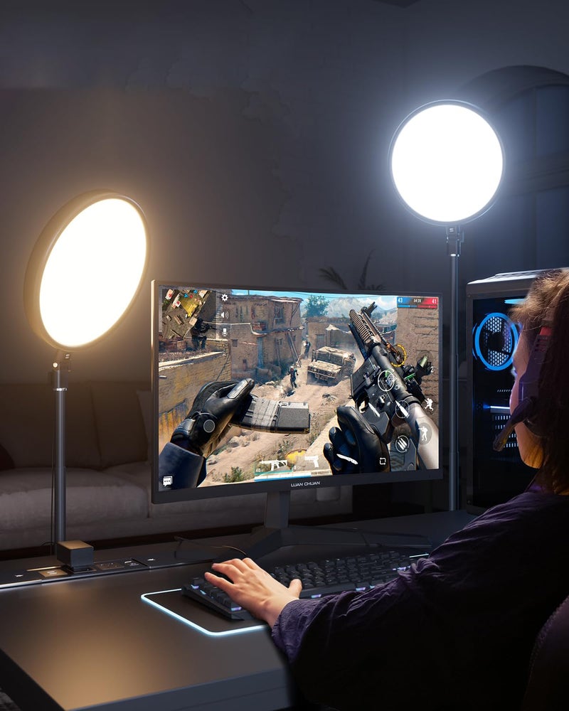 TODI Large Ring Light with 79" Stand, 6500K Full-Screen Selfie Light Ring with Stand and Phone Holder, Professional Big Ring Light for Live Stream, YouTube, TikTok, Makeup, Video, Barber, Photography - Image 5