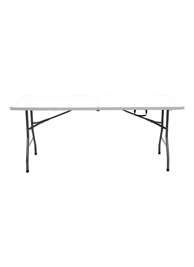 Plastic Molded Folding Table White and Black 74 x 182 x 74 cm - pzsku/ZB2B557FEE0AC56542E68Z/45/_/1702152779/60206953-b1a2-4f97-a361-15f3313d94ca