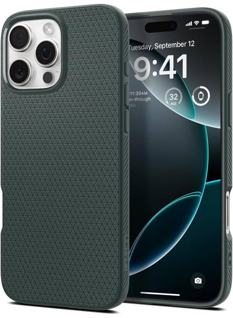 Spigen Liquid Air for iPhone 16 Pro Case Cover (2024) - Abyss Green - Image 1