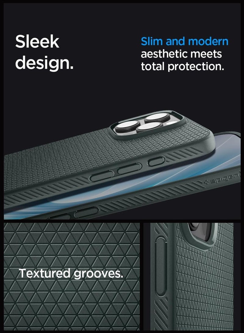 Spigen Liquid Air for iPhone 16 Pro Case Cover (2024) - Abyss Green - Image 3