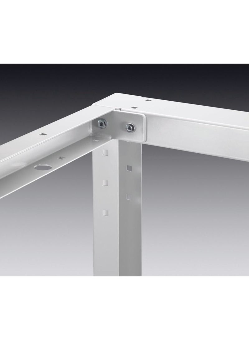 bott Bott Cubio Framework Bench  Desk Adjustable Height (mpx) With Full Depth Shelf WxDxH: 2000x750x740-1140mm  - Image 5